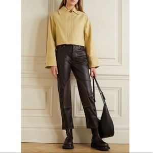 STILL HERE Tate Paneled Faux Leather Pant